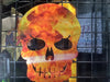 Lenticular Flaming Skull